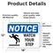 Signmission 12 in Height, 18 in Width, Vinyl Decal, Rectangle OS-2PACK-NS-D-1218-L-18966 - alternate 3